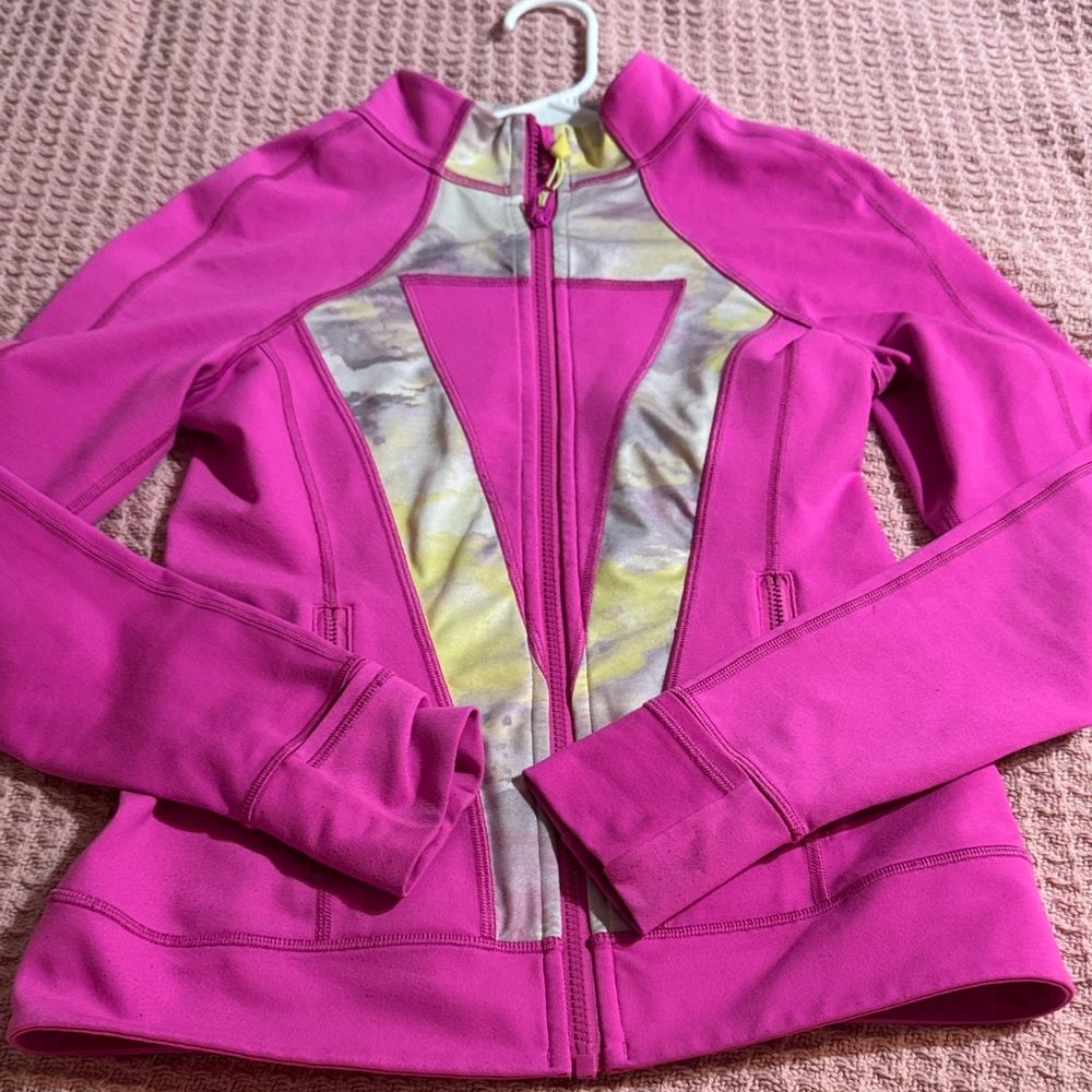 Ivivva Pink Jacket with Yellow Highlights 14